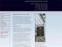 Tablet Screenshot of apartmentsboston.com